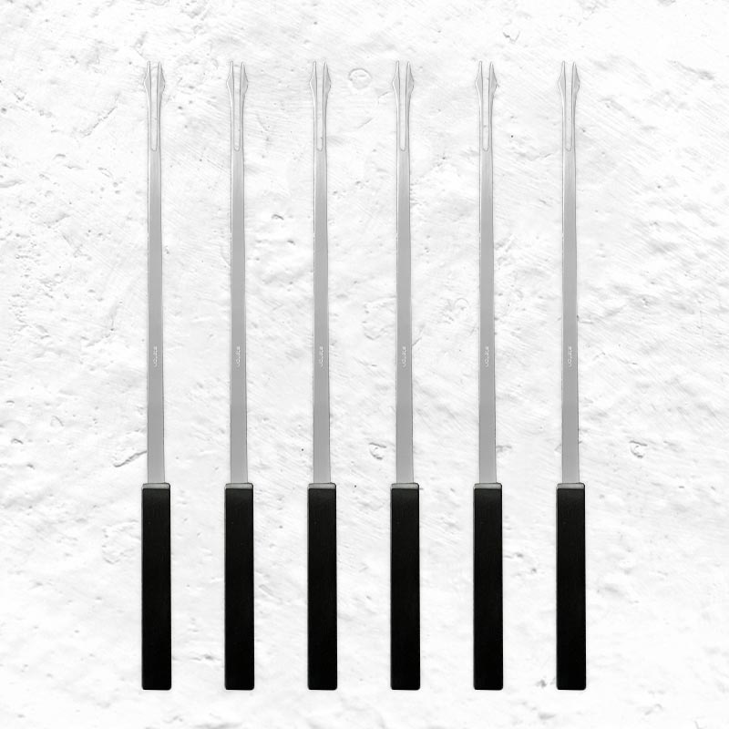 Fondue forks - des. Peter Holmblad, made by Stelton