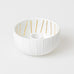 Striped Porcelain Candle Holder by Räder