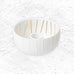 Striped Porcelain Candle Holder by Räder