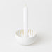 Striped Porcelain Candle Holder by Räder