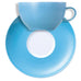 Sunny Day Cappuccino Cup & Saucer - Waterblue - by Thomas Porcelain