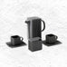 System Coffee Set - Black - des. Marek Cecula, Polskie Fabryki Porcelany – Ćmielów Design Studio