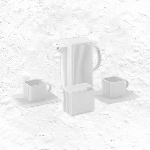 System Coffee Set - White - des. Marek Cecula, Polskie Fabryki Porcelany – Ćmielów Design Studio