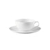 TAC Cup & Saucer - White Porcelain - des. Walter Gropius, produced by Rosenthal