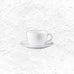 TAC Espresso Cup & Saucer - White Porcelain - des. Walter Gropius, produced by Rosenthal