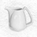 TAC Jug - White Porcelain - des. Walter Gropius, produced by Rosenthal