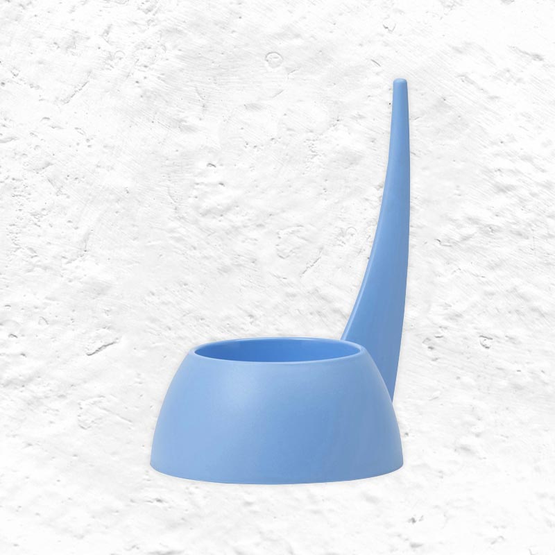 "Tail" Dog bowl - Light Blue - by United Pets
