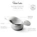 Drift tea strainer & bowl by Robert Welch