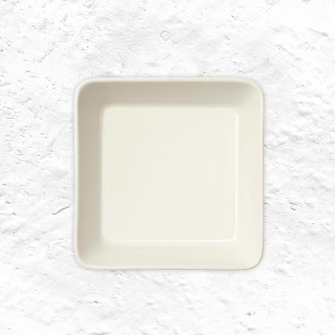 Teema square dish - white,  16.4cm - by Iitalla