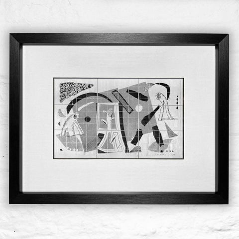 Tennis (Mini-Frame) by David Hockney