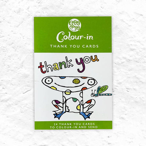 Thank You Colour-in Postcard Pocket Book