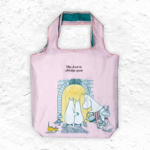 Moomin Foldaway Shopping Bag - The Door is Always Open 80
