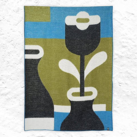 The Flower wool blanket / throw des. Jacco Bunt for ZigZagZurich