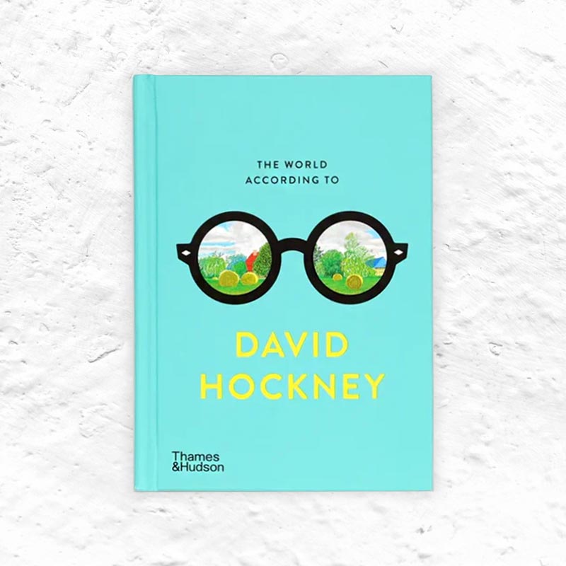 The World According to David Hockney - hardback, blue cover - words by David Hockney, edited by Martin Gayford