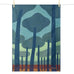 Thistle (Chardon) Tea Towel, by Tissage Moutet