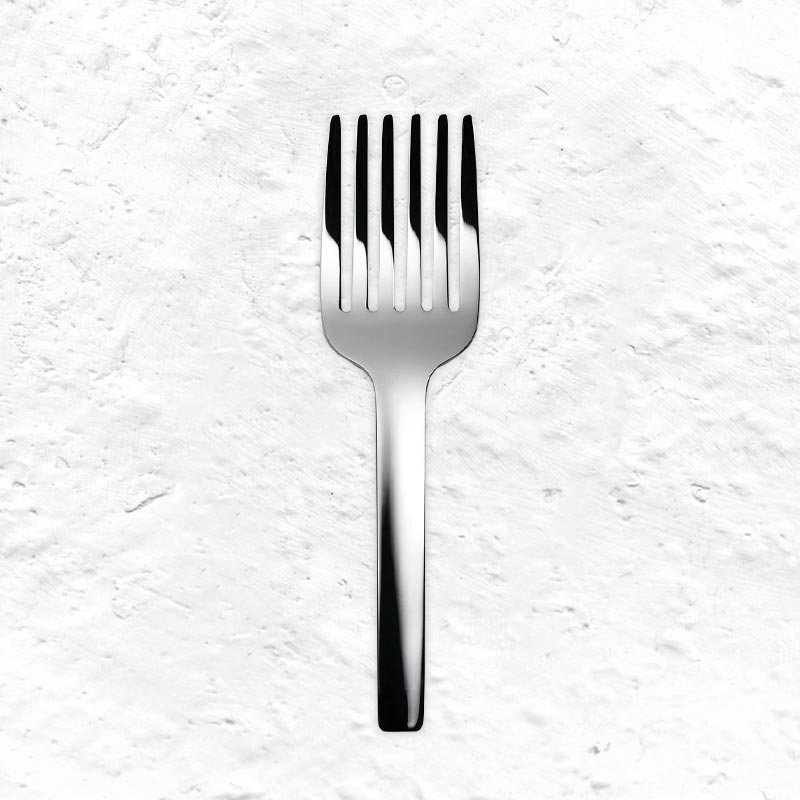 Tibidabo Spaghetti Serving Fork des. Kristiina Lassus, 2006 for Alessi
