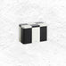 Tin Container - Medium - Black and Off-white - by HAY