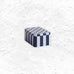 Tin Container - Rectangular, Small - Dark Blue and Lavender, by HAY