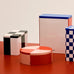 Tin Container - Medium - Black and Off-white - by HAY