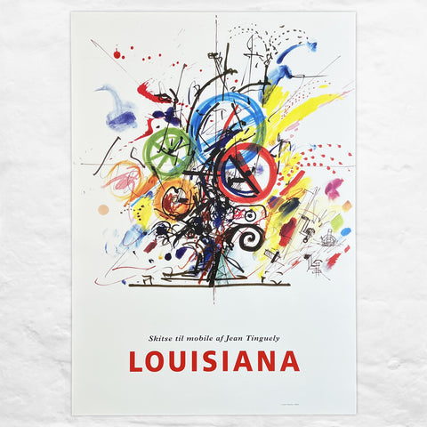 Sketch for Mobile poster by Jean Tinguely