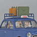 Moulinsart Taxi - Tintin Model Car