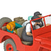 Tintin Red Willy's Jeep from Land of Black Gold - model car