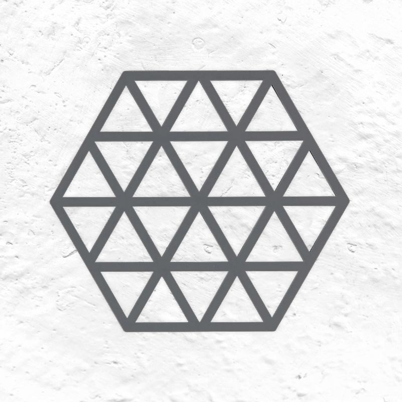 Triangles Trivet - Cool Grey - des. VE2 for Zone Denmark