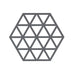Triangles Trivet - Cool Grey - des. VE2 for Zone Denmark