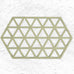 Triangles Trivet - Double - Matcha Green - by Zone Denmark
