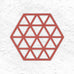 Triangles Trivet - Burned Red - by Zone Denmark
