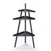 Trio Corner Bookshelf - Black Stained Oak - des. Achille Castiglioni & Giancarlo Pozzi (1988), by Cassina