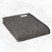 Twill Oatmeal & Navy Pure New Wool Throw by Tweedmill