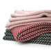 Twill Oatmeal & Navy Pure New Wool Throw by Tweedmill