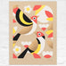 Two Goldfinches - limited edition silkscreen print by Jim Fox