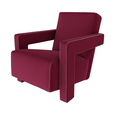 Utrecht XL Armchair - Lincoln Vinaccia 13L576 - des. Gerrit Thomas Rietveld - by Cassina