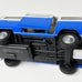 VW Bus Model Car in blue/red/orange