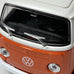 VW Bus Model Car in blue/red/orange