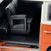 VW Bus Model Car in blue/red/orange