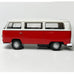 VW Bus Model Car in blue/red/orange