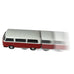 VW Bus Model Car in blue/red/orange
