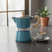 Venezia 3 Cup Espresso Maker - Blue Denim - Gnali & Zani