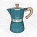 Venezia 6 Cup Espresso Maker - Blue Denim - by Gnali & Zani