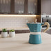 Venezia 6 Cup Espresso Maker - Blue Denim - by Gnali & Zani