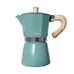 Venezia 6 Cup Espresso Maker - Smoke Green - by Gnali & Zani