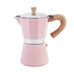 Venezia 6 Cup Espresso Maker - Pink - by Gnali & Zani