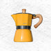 Venezia 3 Cup Espresso Maker - Yellow - by Gnali & Zani