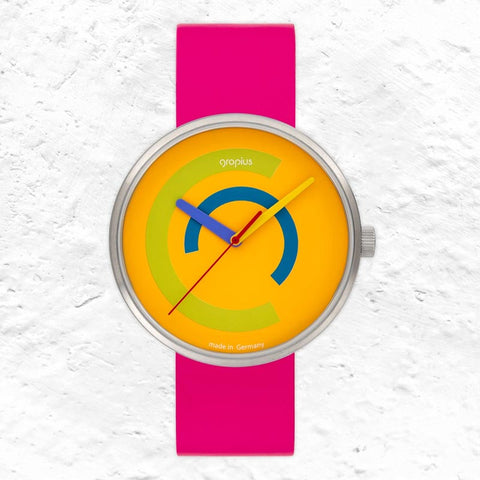 Centum Watch, Pink - des. Daniel Eltner for Walter Gropius Watches