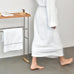 'Yoku' Caddy Towel Rail - Oak - by Wireworks