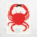 You Got Beaten By A Crab poster by David Shrigley