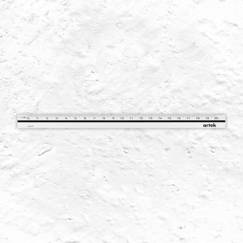 Aluminium Architect's Scale, 20cm by Artek